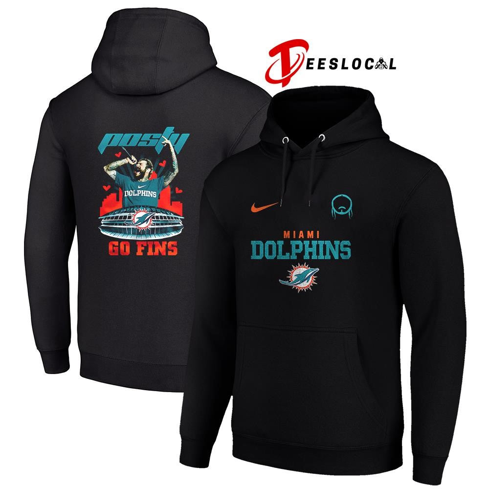 Miami Dolphins x Post Malone Posty stadium shirt Unisex