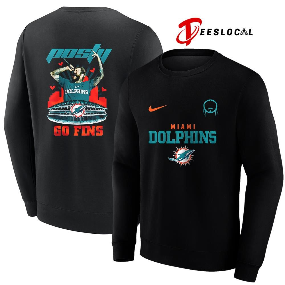 Miami Dolphins x Post Malone Posty stadium shirt Unisex