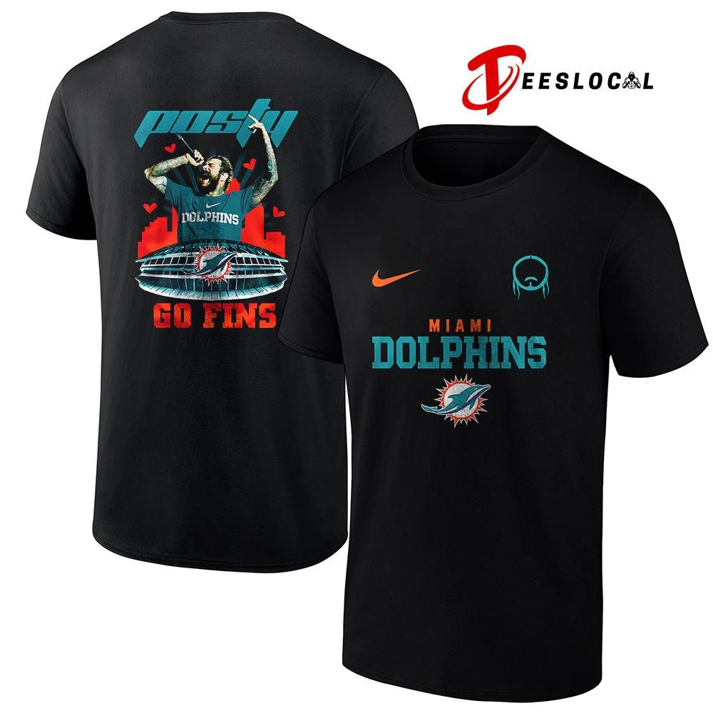 Miami Dolphins x Post Malone Posty stadium shirt Unisex