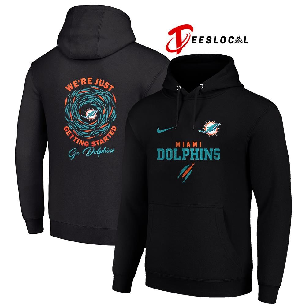 Miami Dolphins x The Chosen we’re just getting started logo shirt Unisex