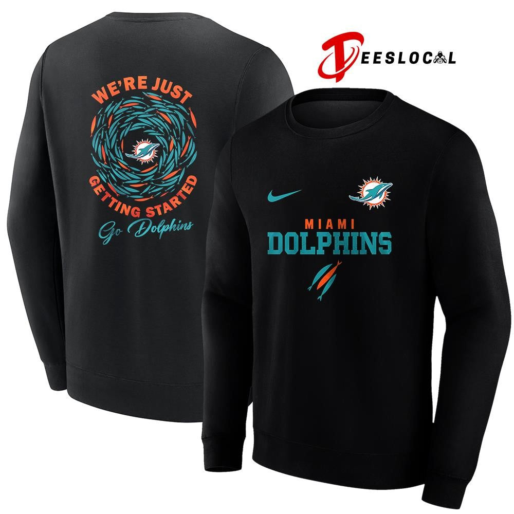 Miami Dolphins x The Chosen we’re just getting started logo shirt Unisex