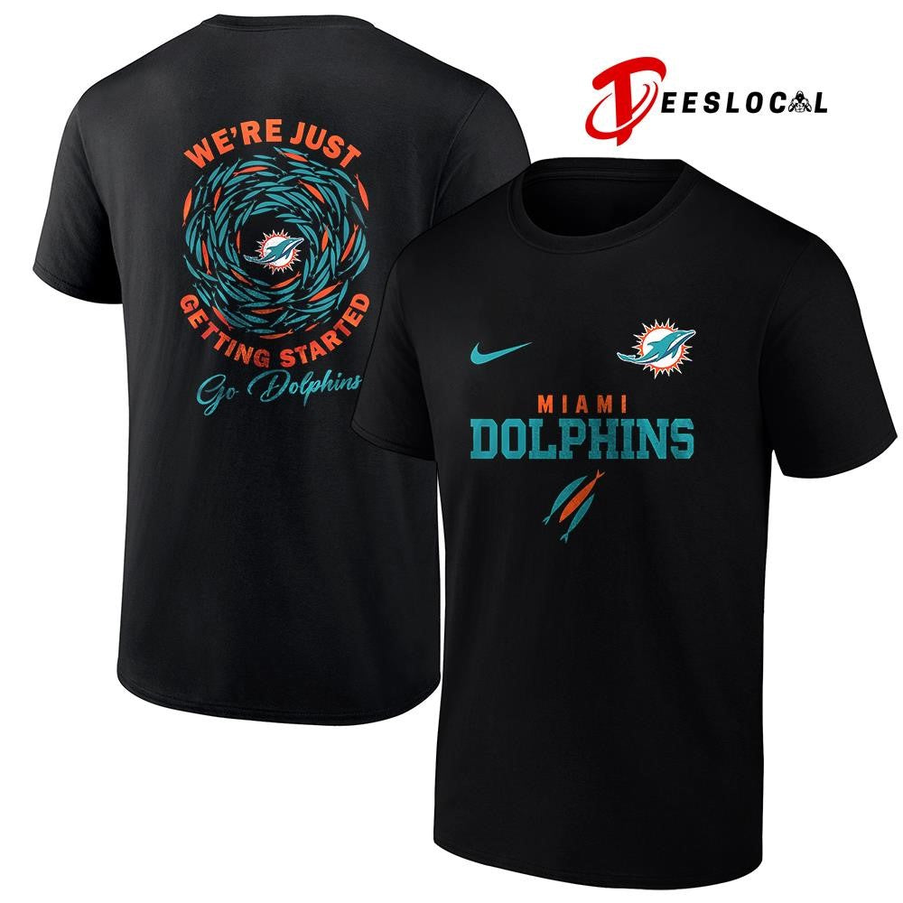 Miami Dolphins x The Chosen we’re just getting started logo shirt Unisex