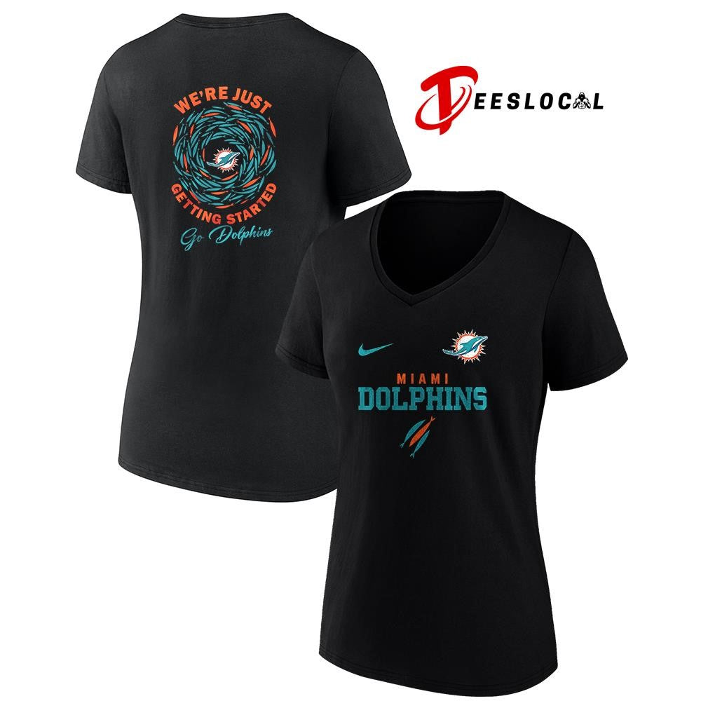 Miami Dolphins x The Chosen we’re just getting started logo shirt Unisex