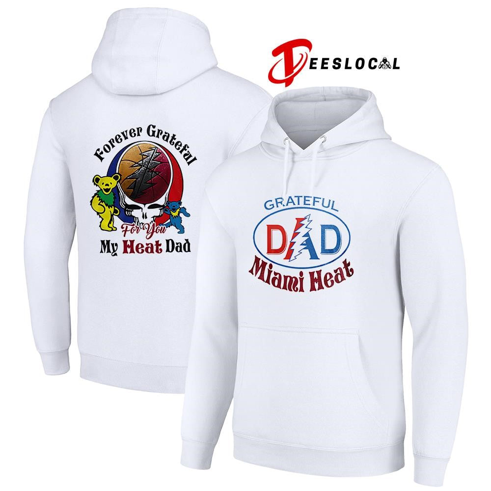Miami Heat x Grateful Dead Father Day forever Grateful logo shirt Unisex