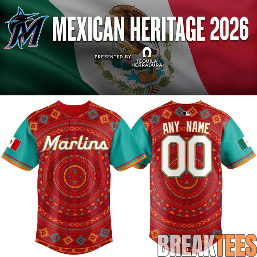 Miami Marlins 2026 Mexican Heritage Limited Premium Jersey Unisex