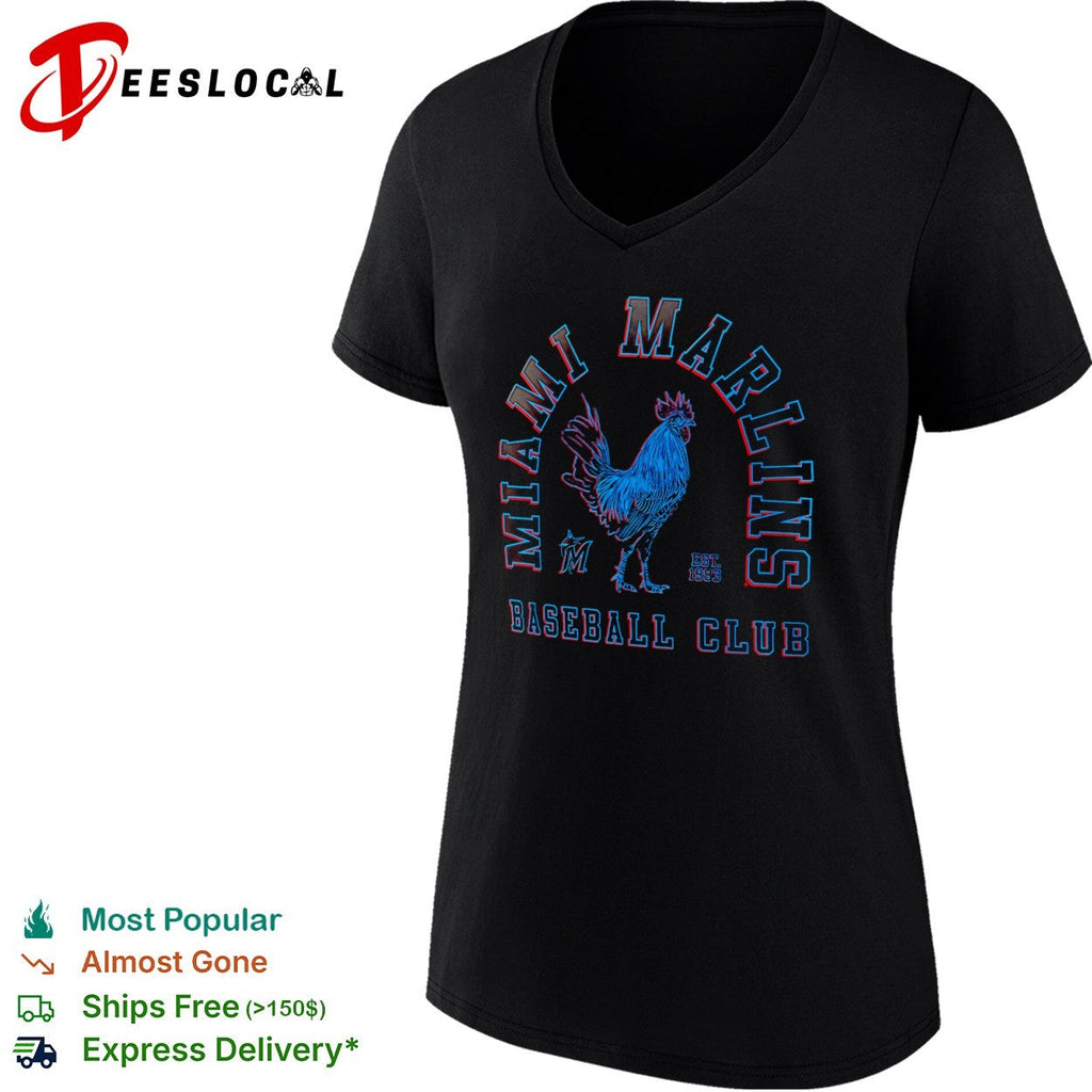 Miami Marlins rooster baseball club est 1993 shirt Unisex