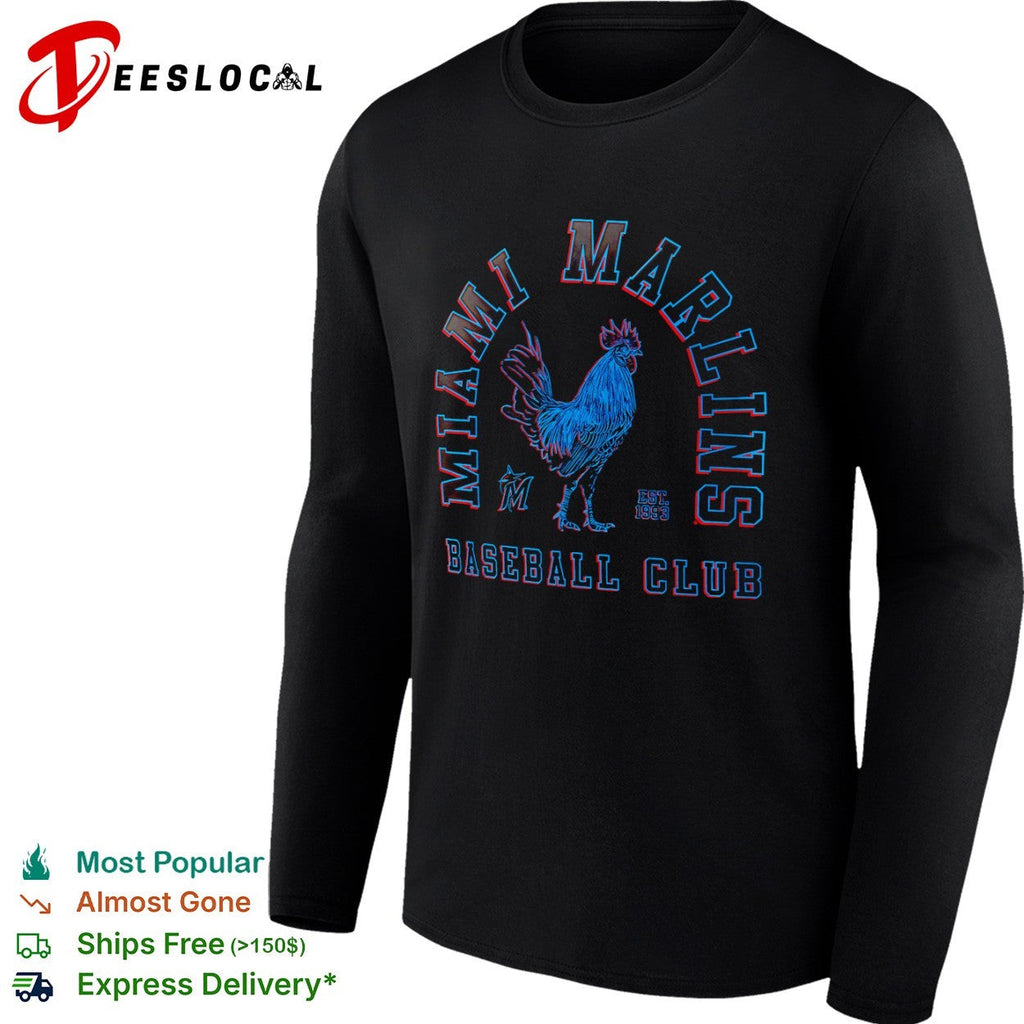 Miami Marlins rooster baseball club est 1993 shirt Unisex