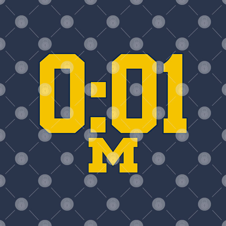 Michigan 0:01 T Shirt
