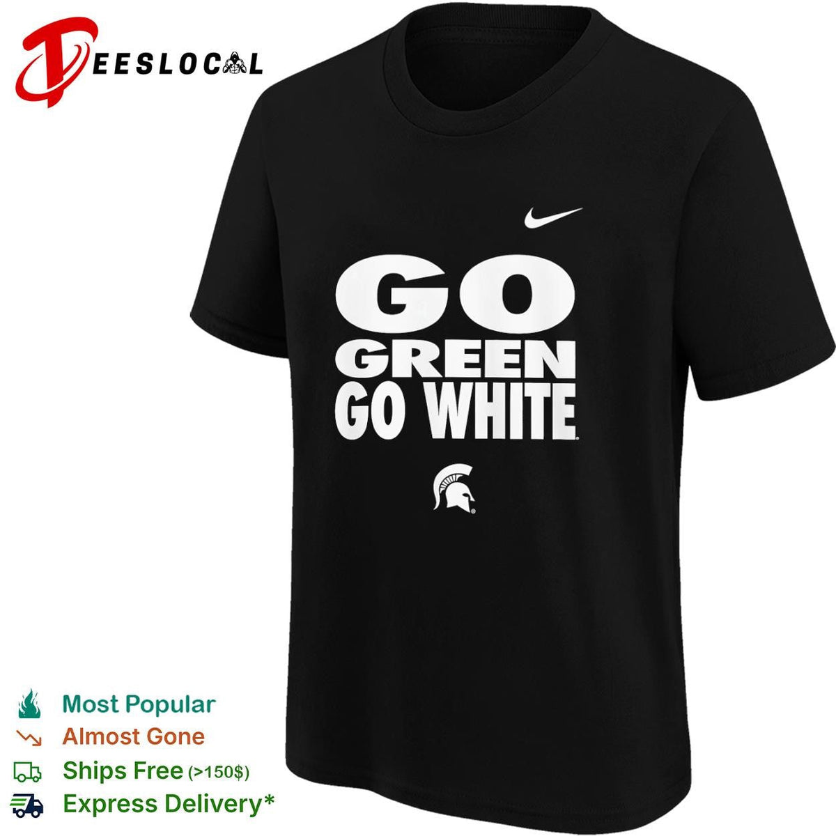 Michigan State Spartans Go Green Go White shirt Unisex