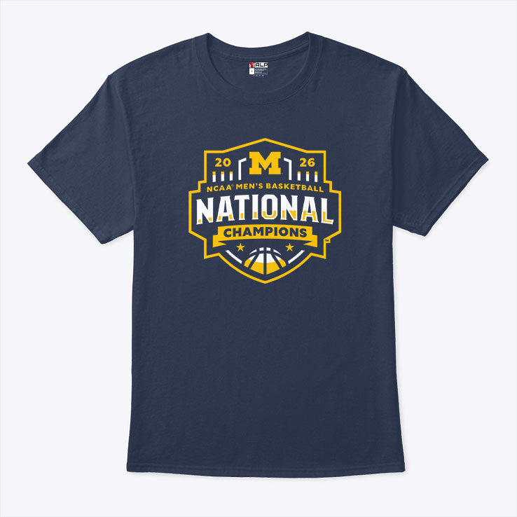 Michigan Wolverines 2026 NCAA Men’s Basketball National Champions Shirt Unisex
