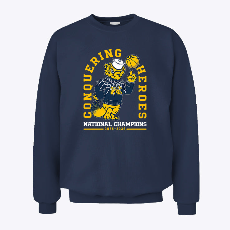 Michigan Wolverines Conquering Heroes National Champions 2025 2026 Unisex