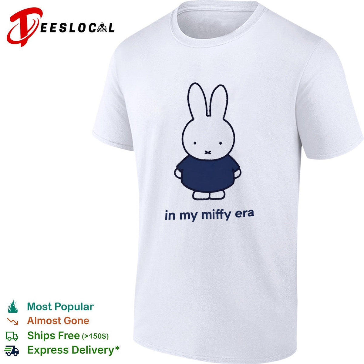Miffy in my miffy era shirt Unisex