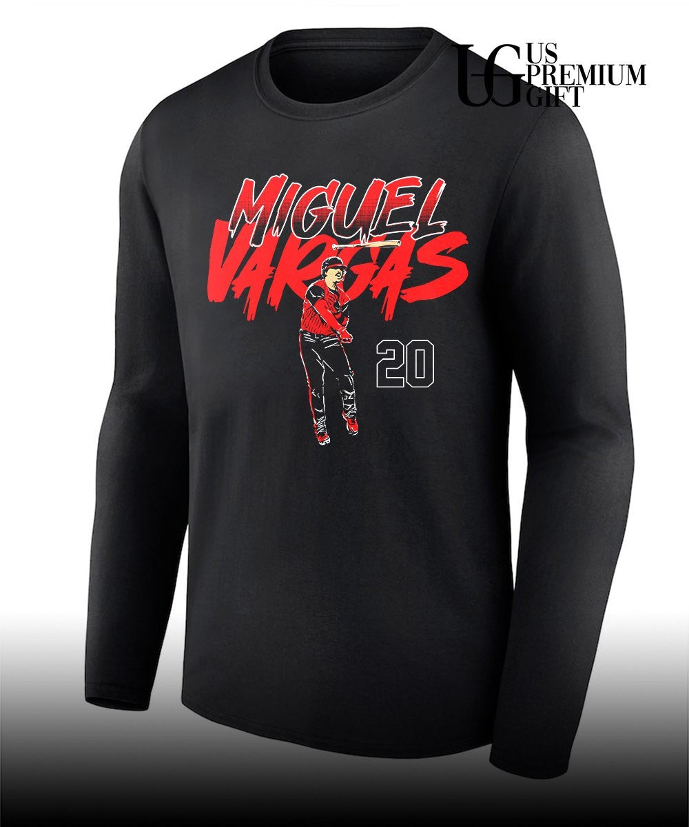 Miguel Vargas Chicago White Sox baseball slugger swing number shirt Unisex