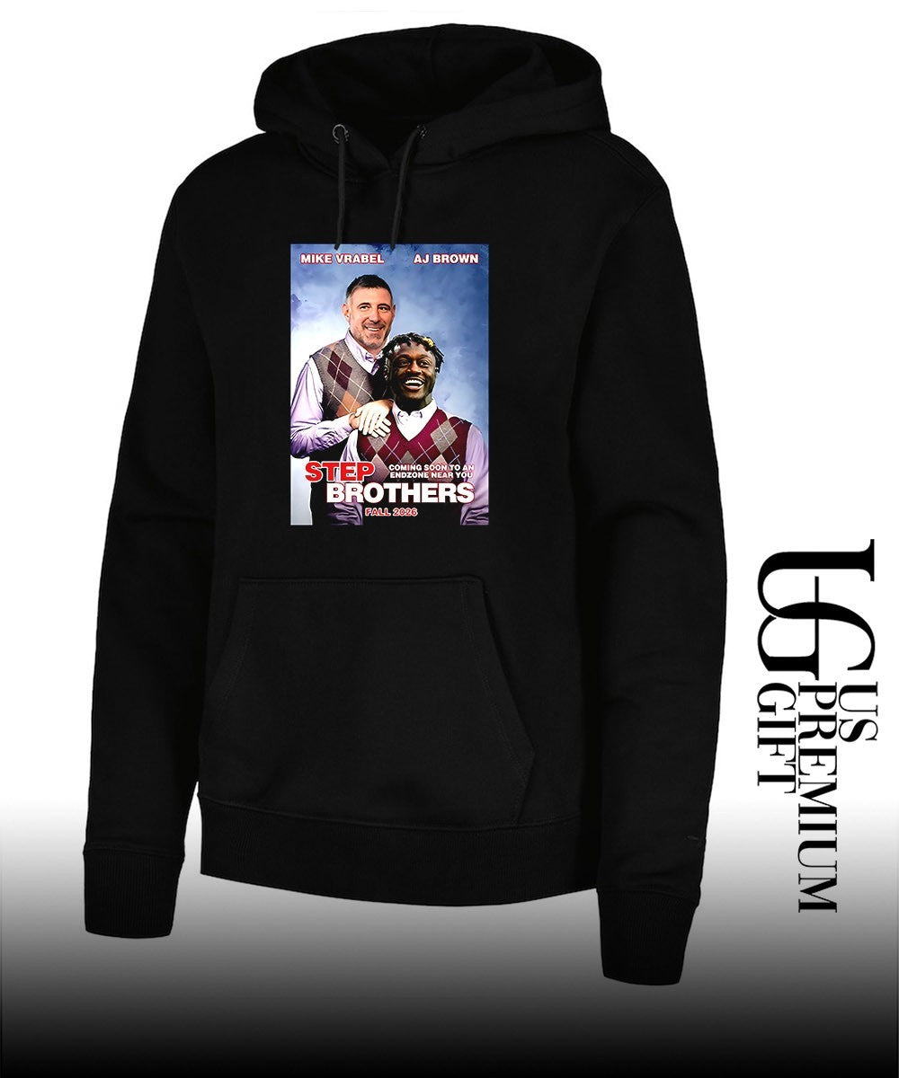 Mike Vrabel and AJ Brown Step Brothers Coming Soon to an Endzone Near You shirt Unisex