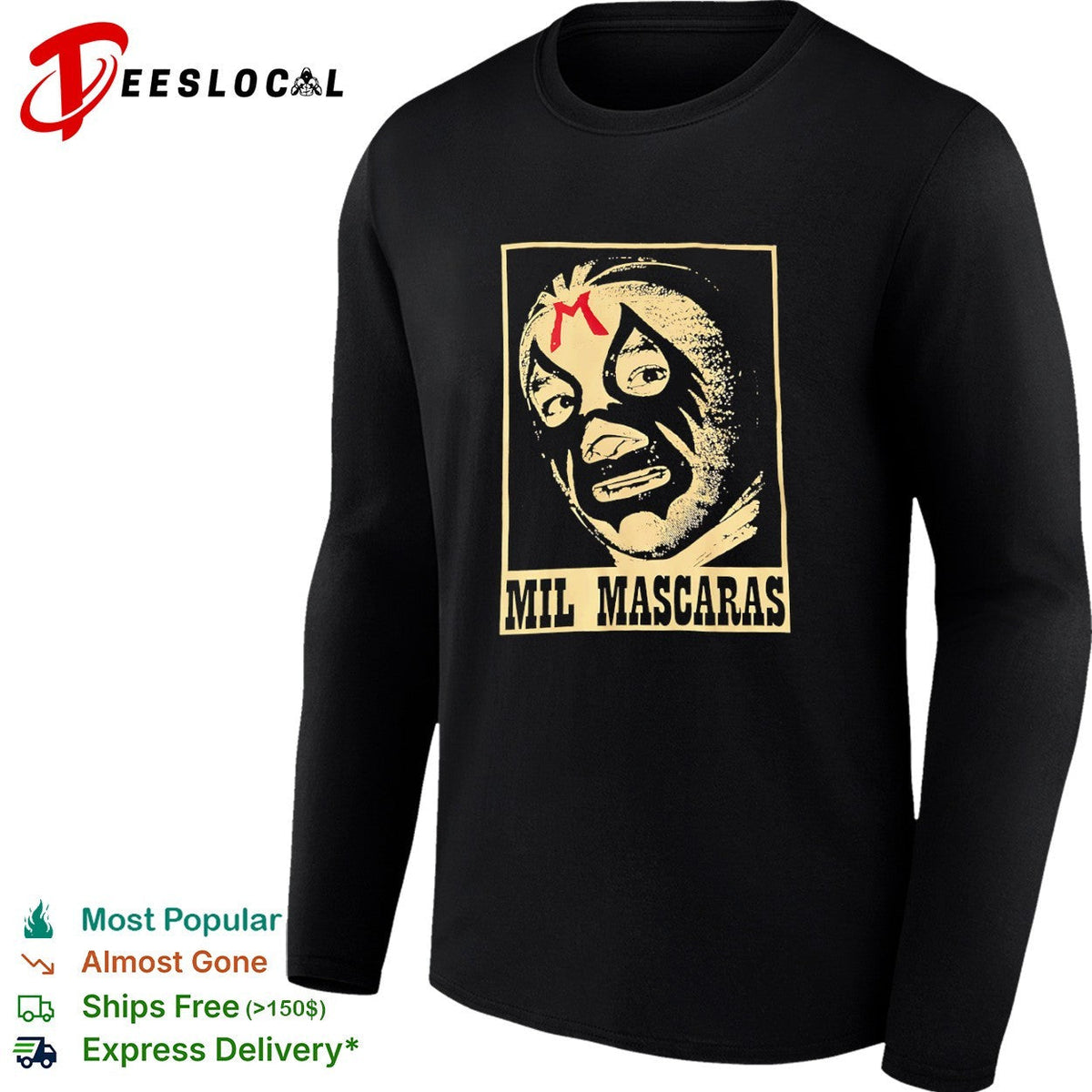 Mil Mascaras Luchador Wrestling Legend Lucha Libre Mexican Wrestling shirt Unisex