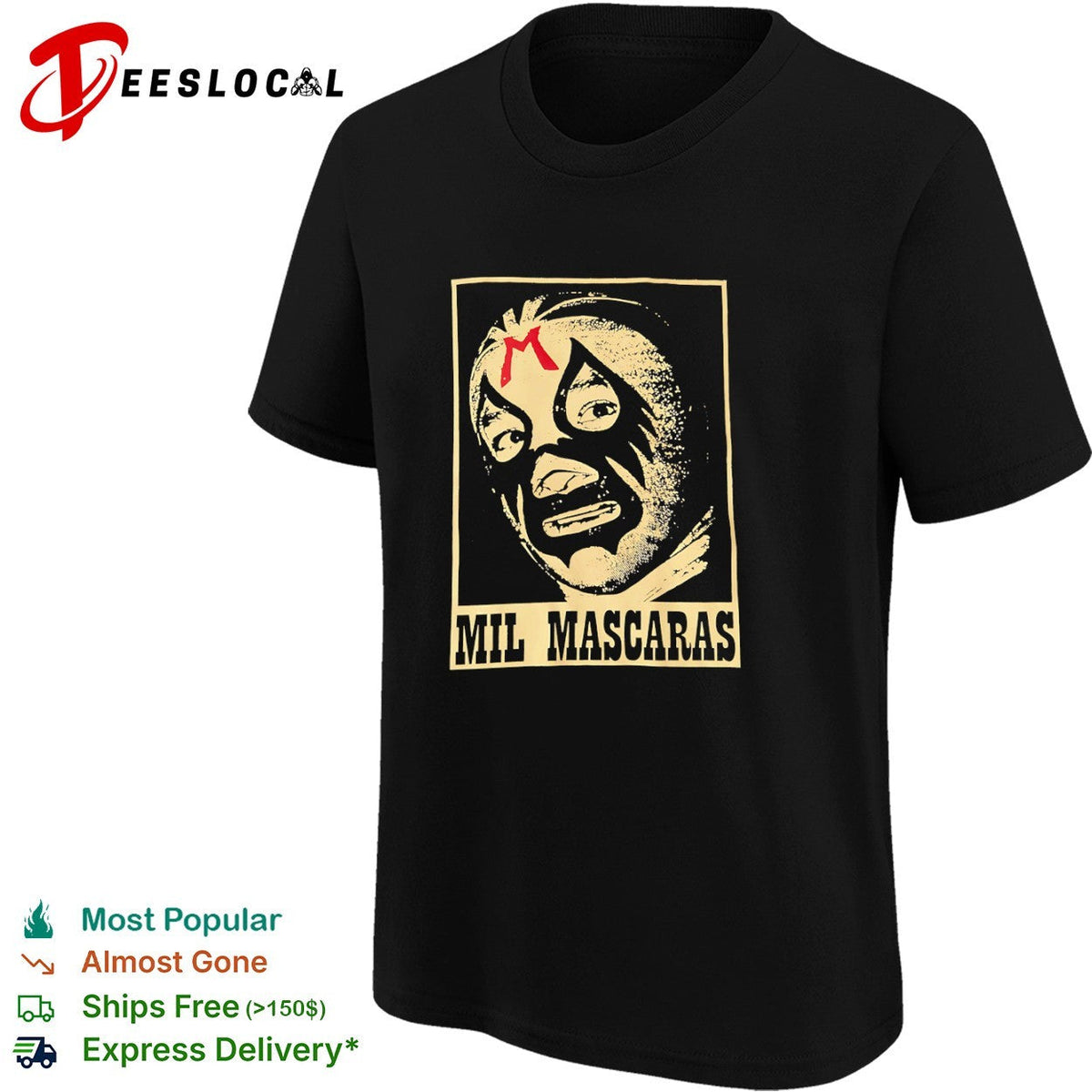 Mil Mascaras Luchador Wrestling Legend Lucha Libre Mexican Wrestling shirt Unisex