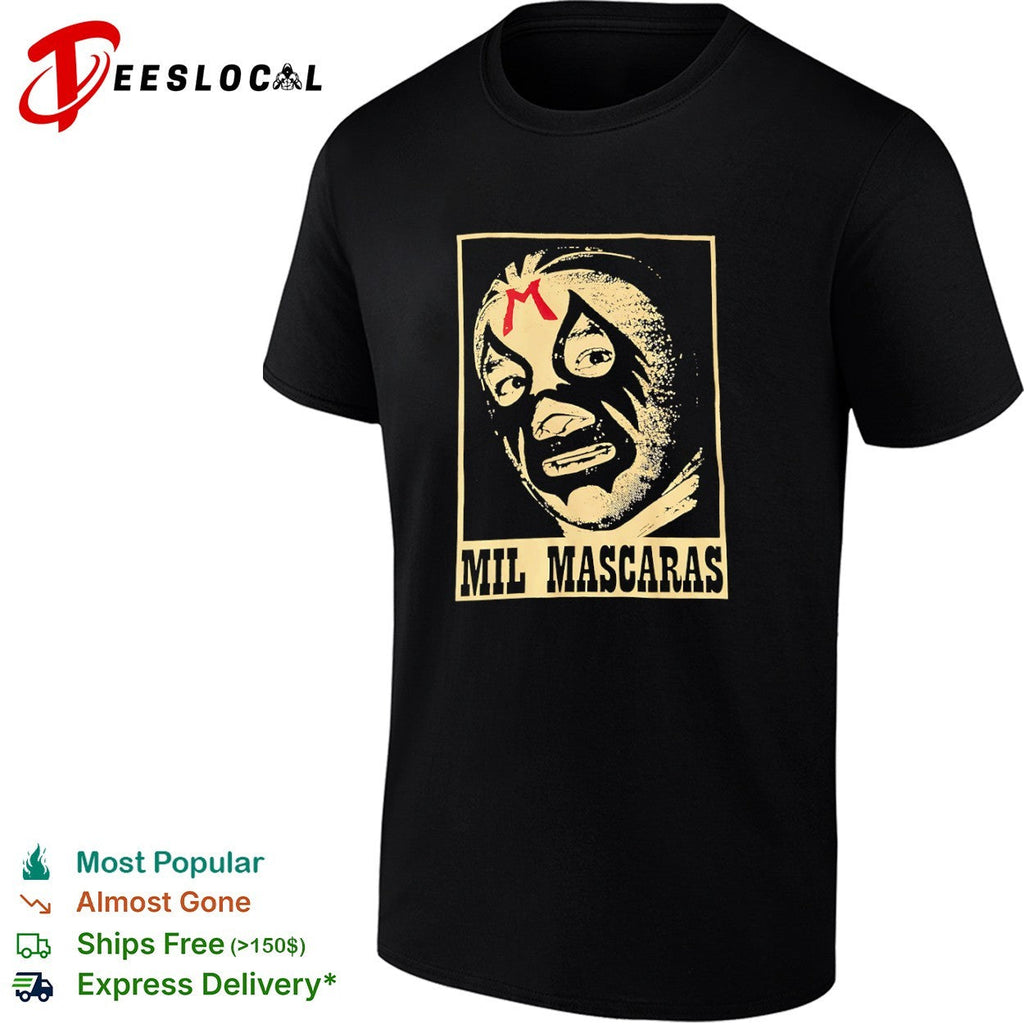 Mil Mascaras Luchador Wrestling Legend Lucha Libre Mexican Wrestling shirt Unisex