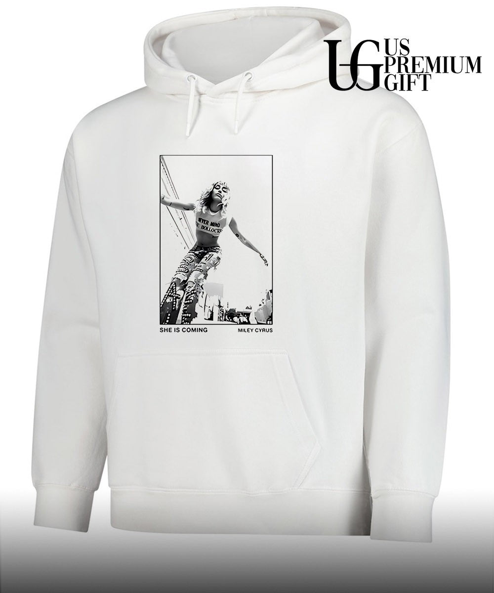 Miley Cyrus Never Mind the Bollocks she is coming shirt Unisex
