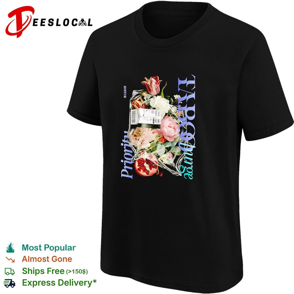 Milgaam Priority 1 Ecopurge Floral Pomegranate Still Life Photography shirt Unisex