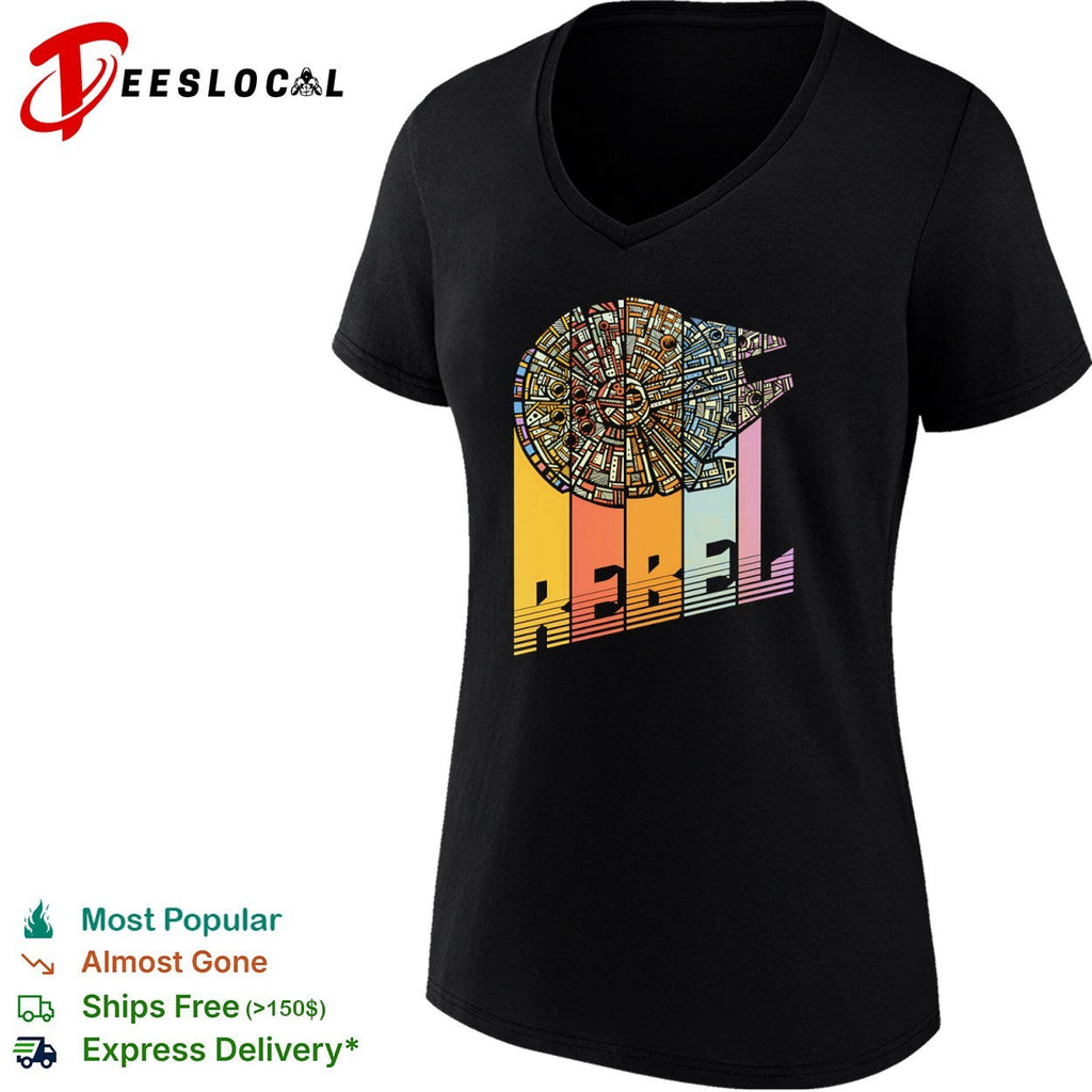 Millennium Falcon Rainbow shirt Unisex