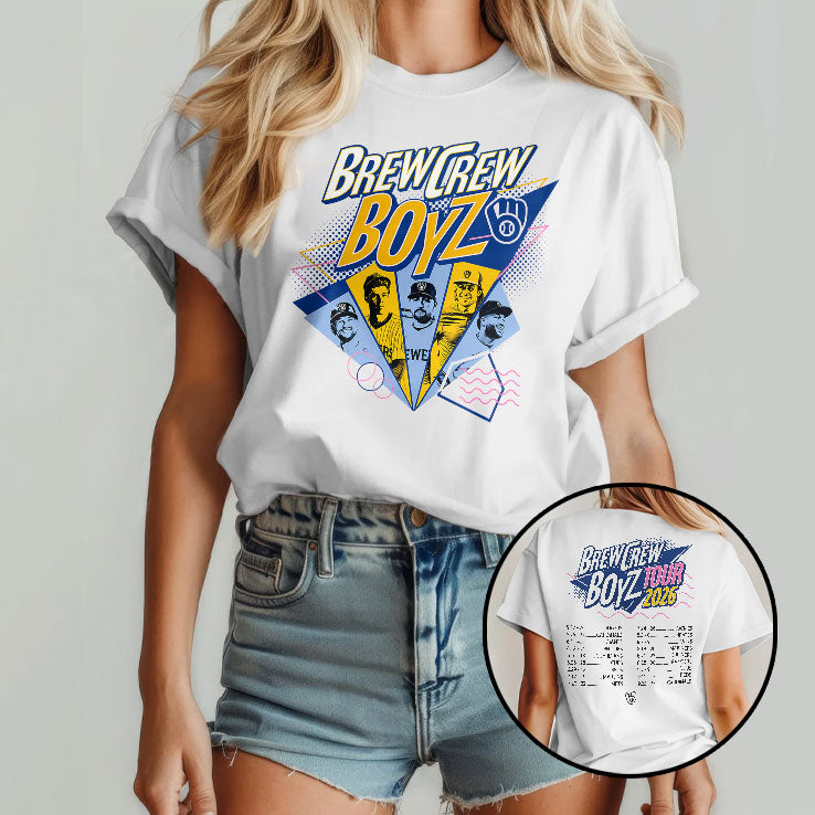 Milwaukee Brewers Brew Crew Boyz Tour 2026 Shirt Unisex
