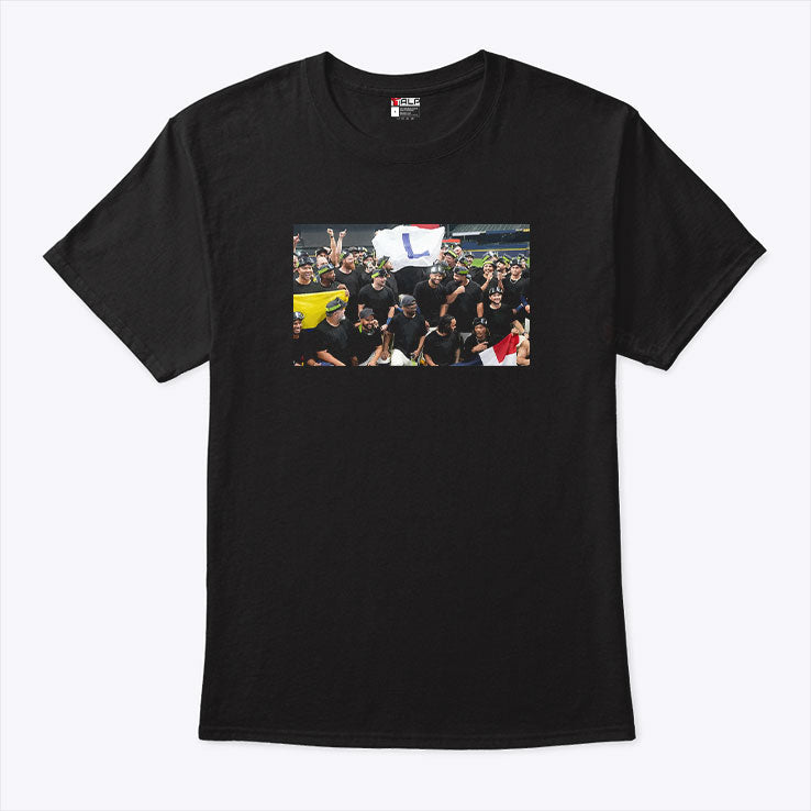 Milwaukee Brewers Flying The L Flag T Shirt Unisex