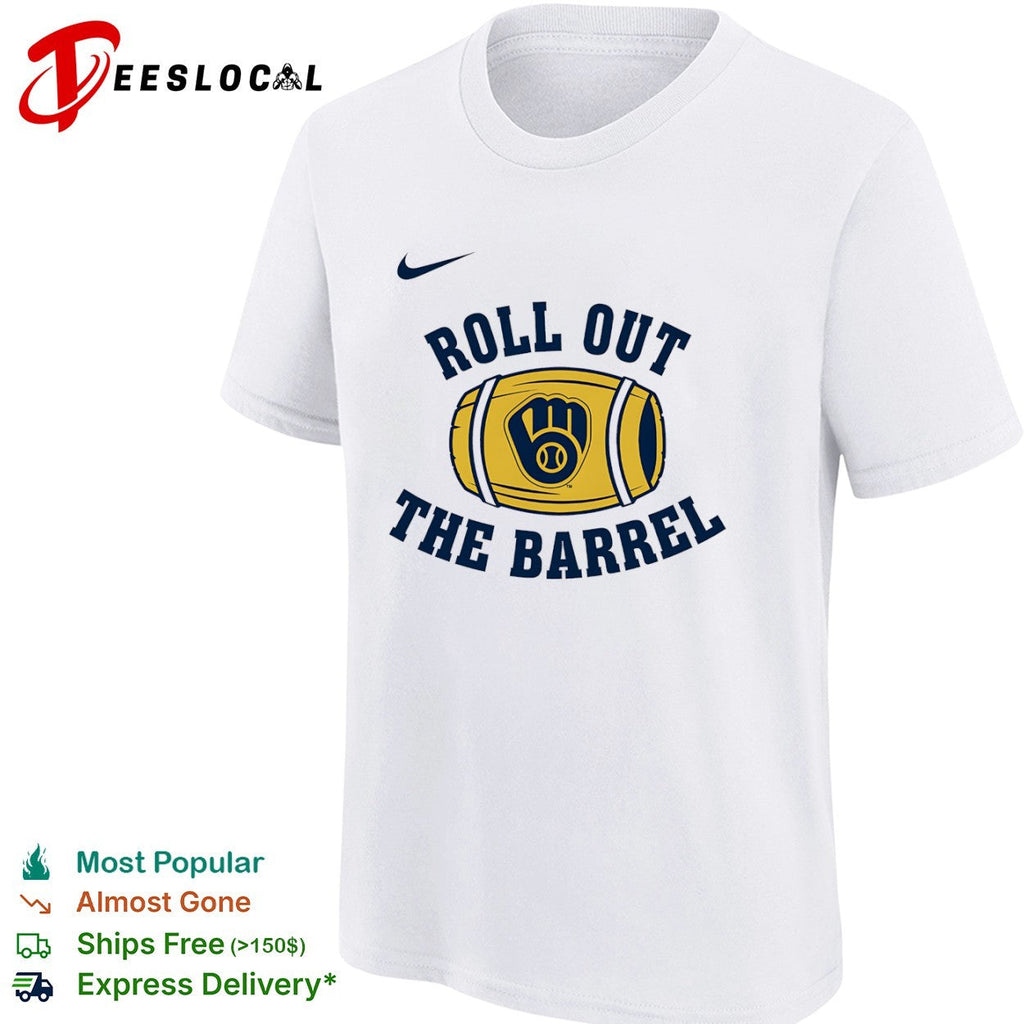 Milwaukee Brewers Roll Out The Barrel Major League Baseball shirt Unisex