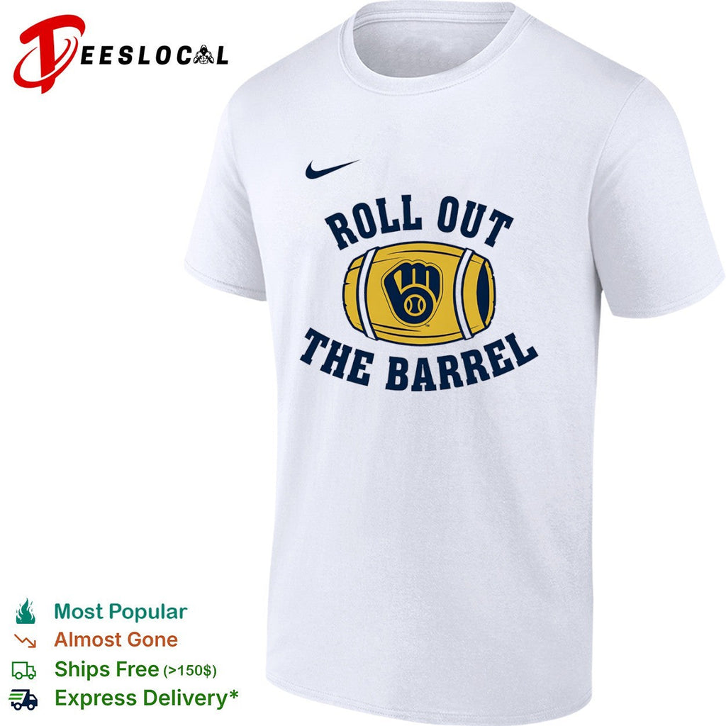 Milwaukee Brewers Roll Out The Barrel Major League Baseball shirt Unisex