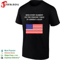 Mine every element on the periodic table in America flag shirt Unisex