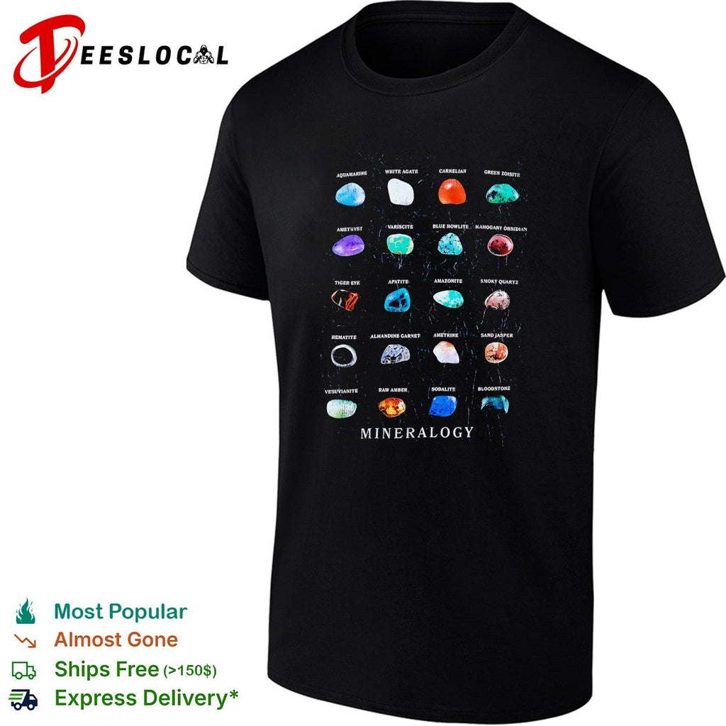 Mineralogy gemstones shirt Unisex