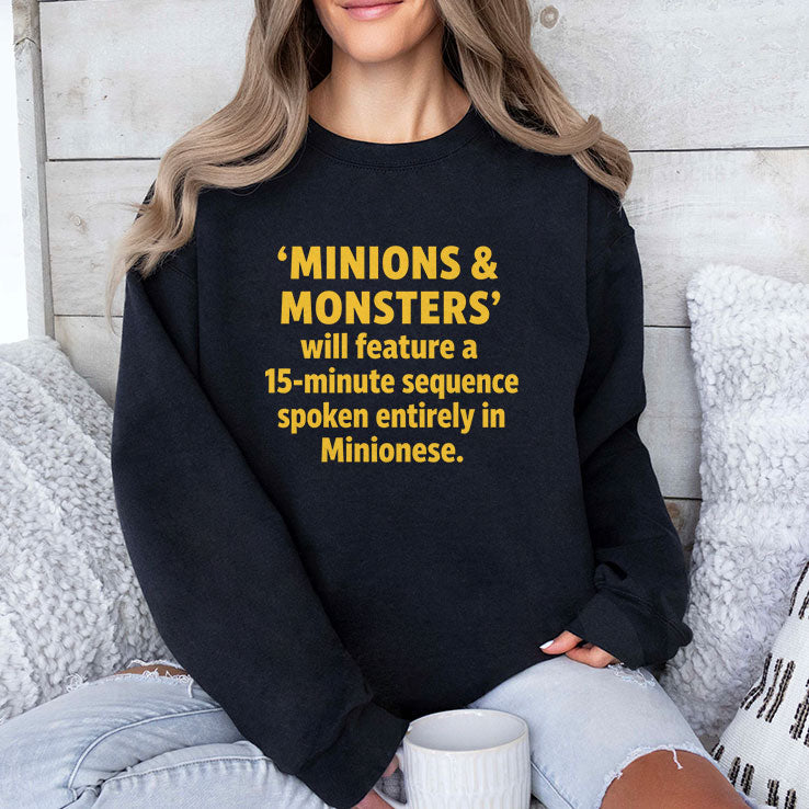 Minions & Monsters 15-Minute Minionese Sequence T Shirt Unisex