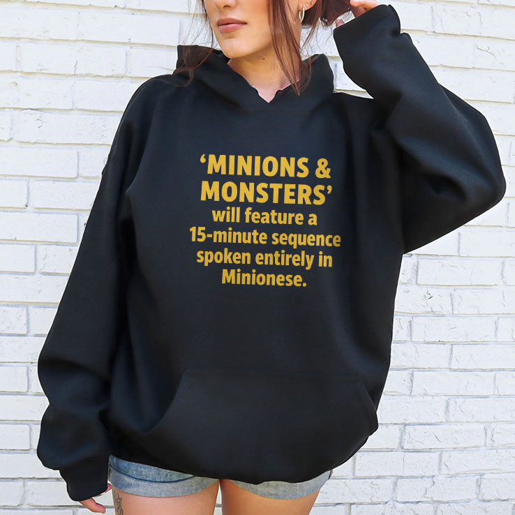 Minions & Monsters 15-Minute Minionese Sequence T Shirt Unisex