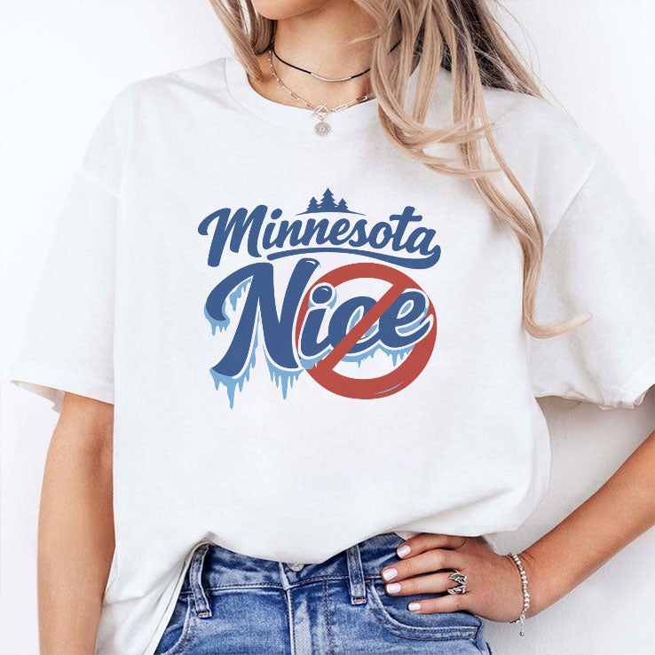 Minnesota Nice Anti ICE T Shirt Unisex