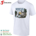 Minnesota Timberwolves Basketball Howling Wolf Nature shirt Unisex