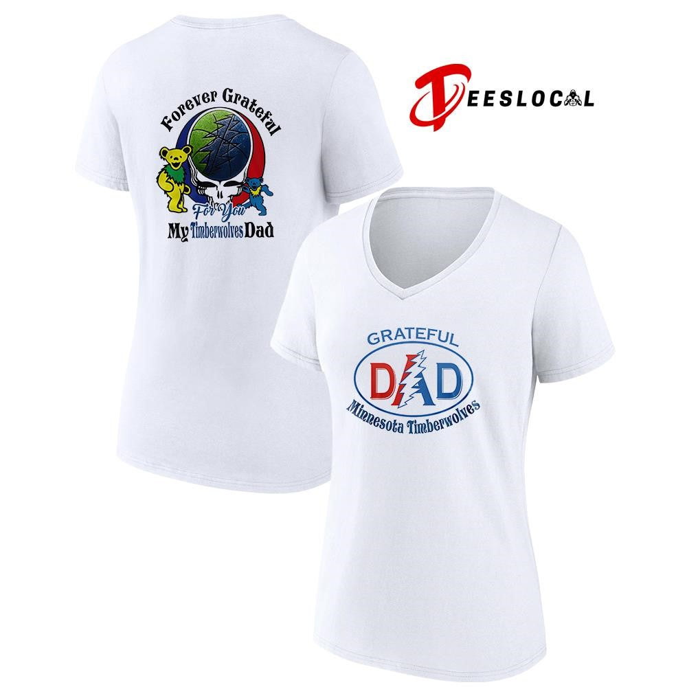 Minnesota Timberwolves x Grateful Dead Father Day forever Grateful logo shirt Unisex