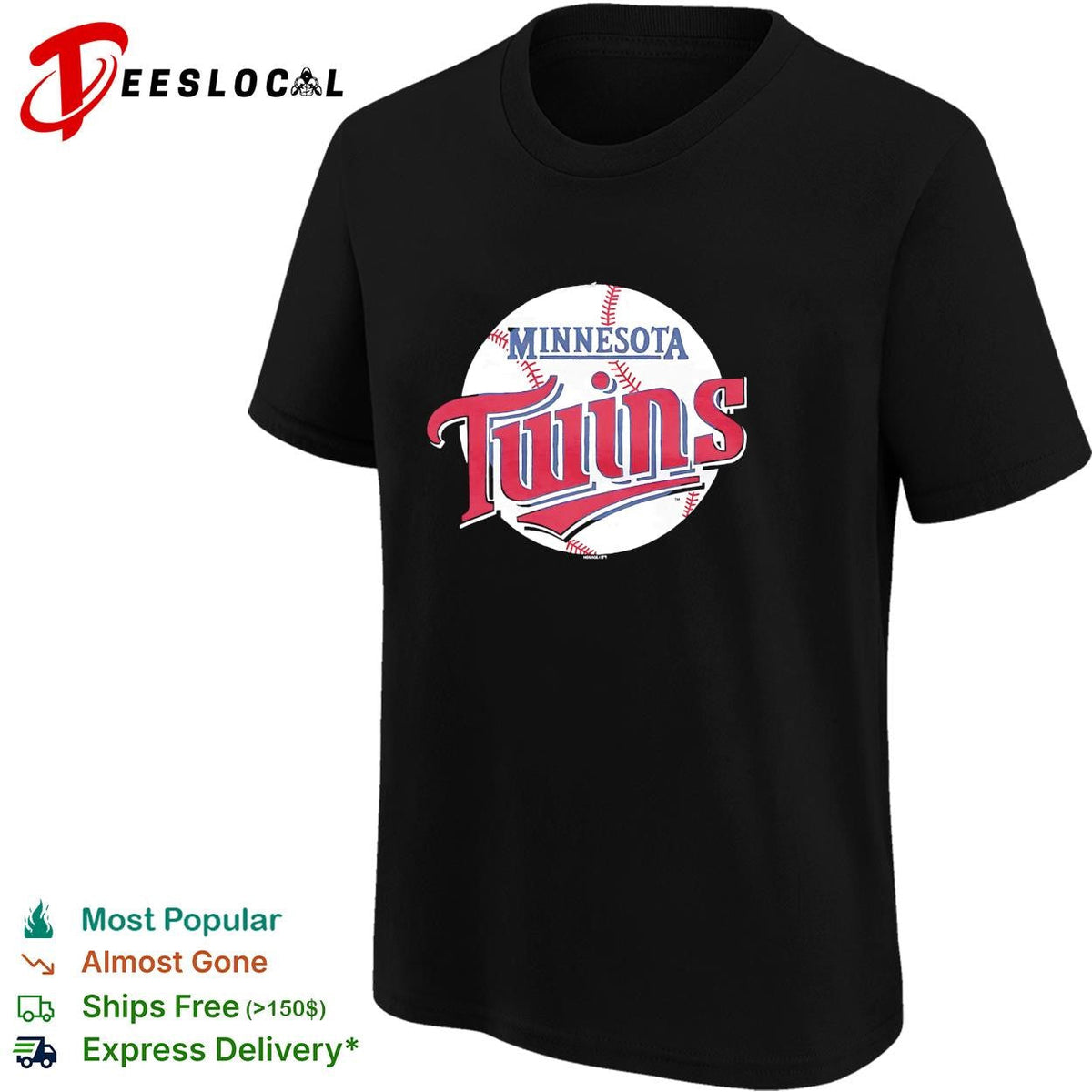 Minnesota Twins script circle TC vintage baseball logo shirt Unisex
