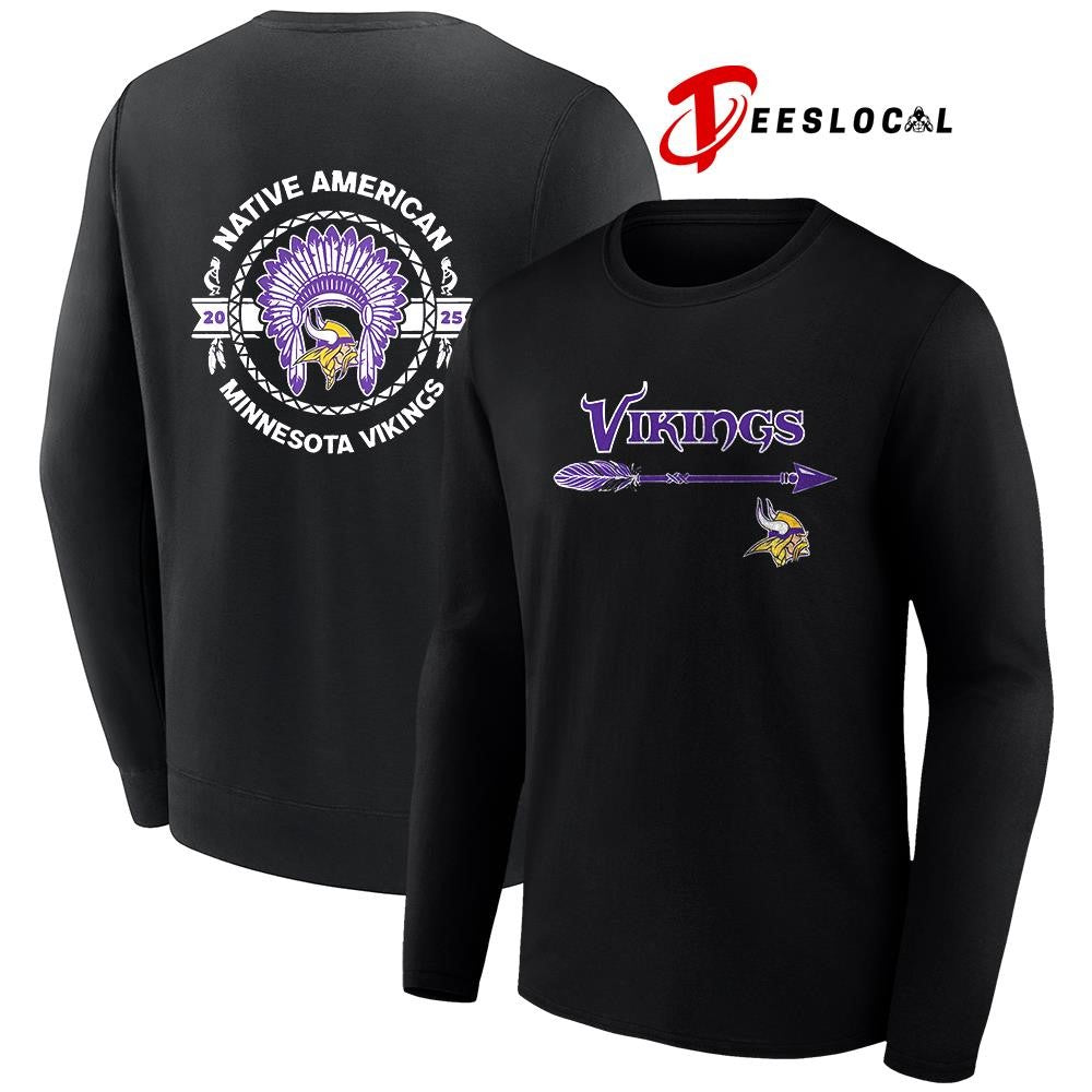 Minnesota Vikings native American Indigenous peoples day graphic shirt Unisex
