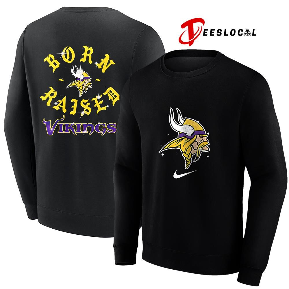 Minnesota Vikings x Born and Raised logo shirt Unisex