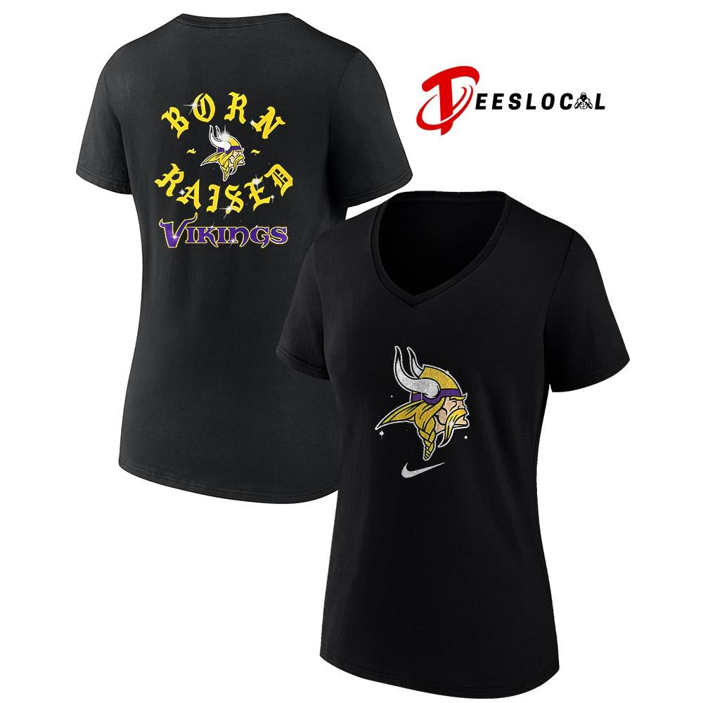 Minnesota Vikings x Born and Raised logo shirt Unisex