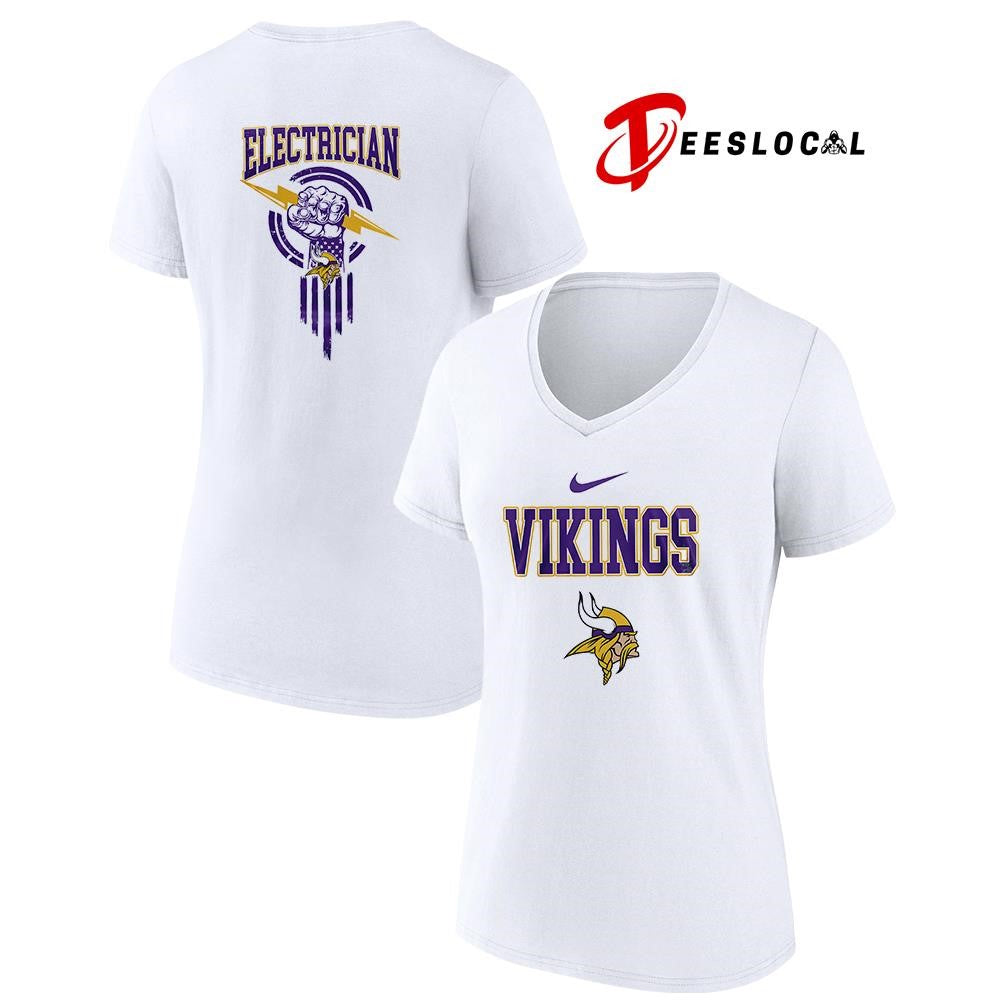 Minnesota Vikings x Electrician logo shirt Unisex
