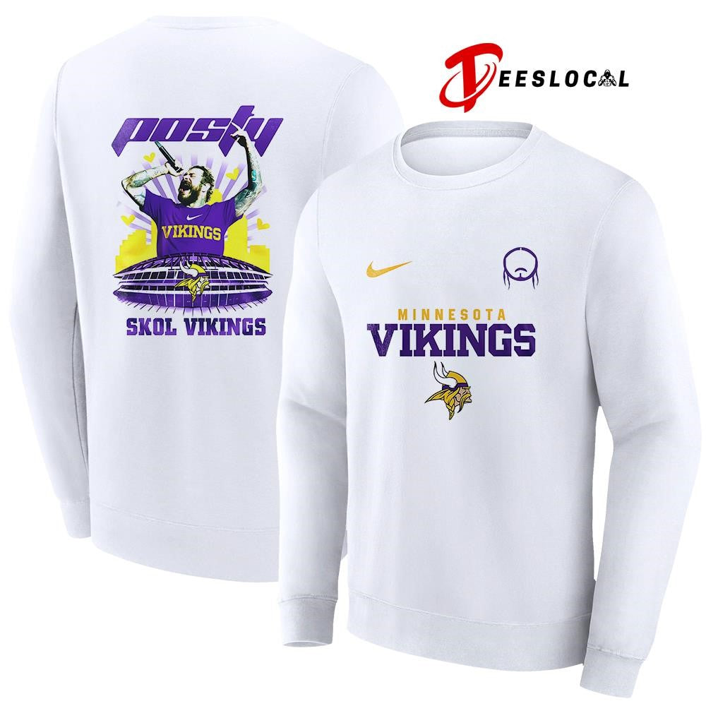 Minnesota Vikings x Post Malone Posty stadium shirt Unisex