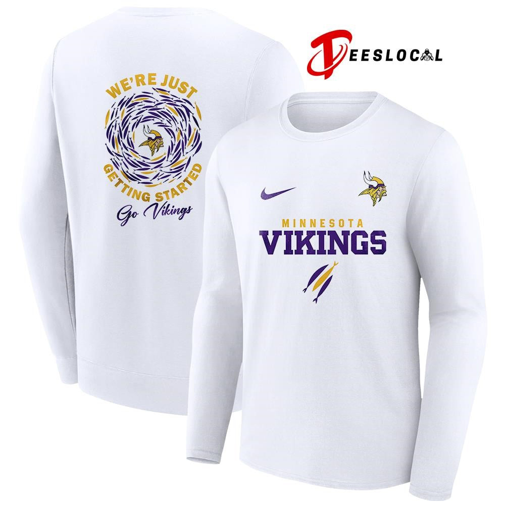 Minnesota Vikings x The Chosen we’re just getting started logo shirt Unisex