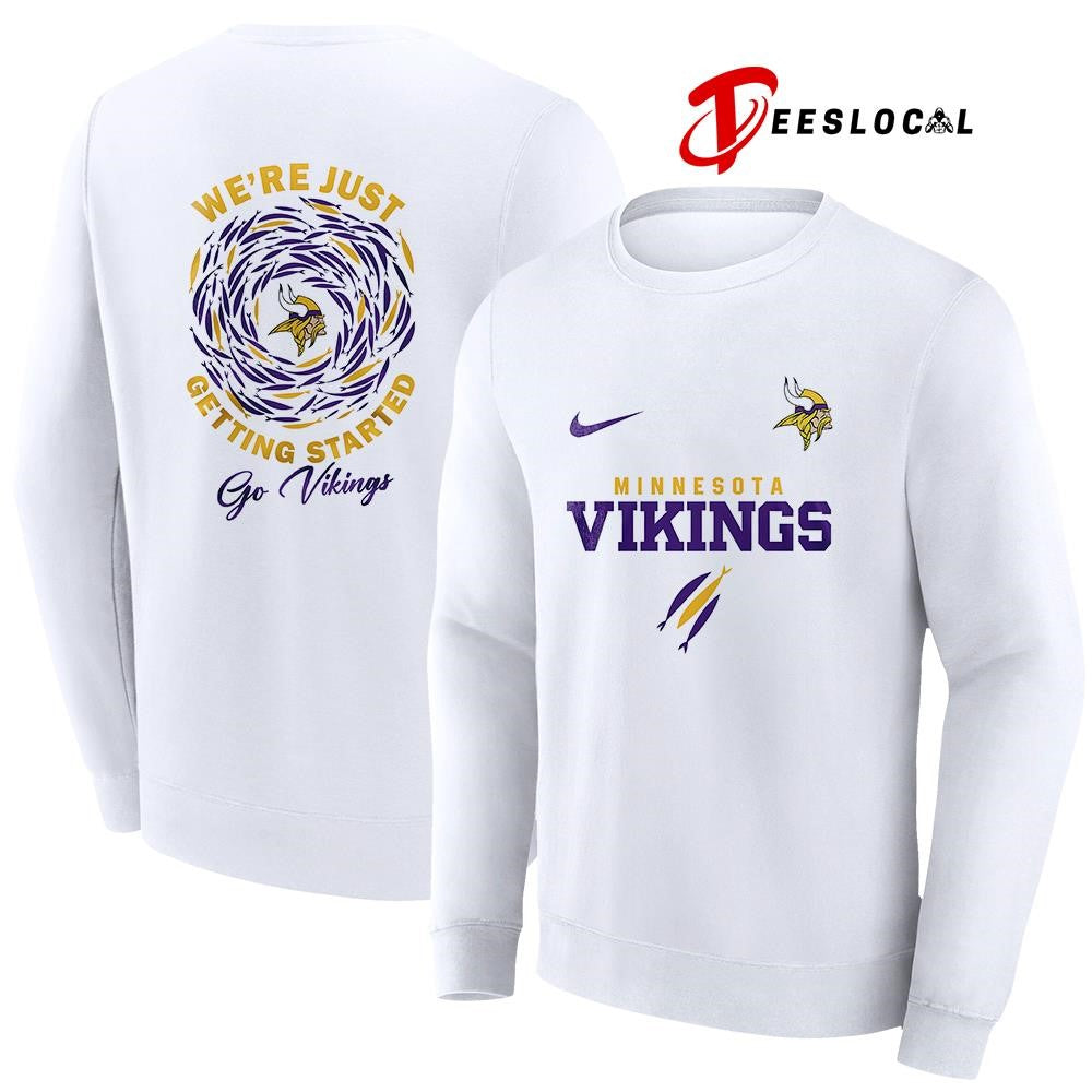 Minnesota Vikings x The Chosen we’re just getting started logo shirt Unisex