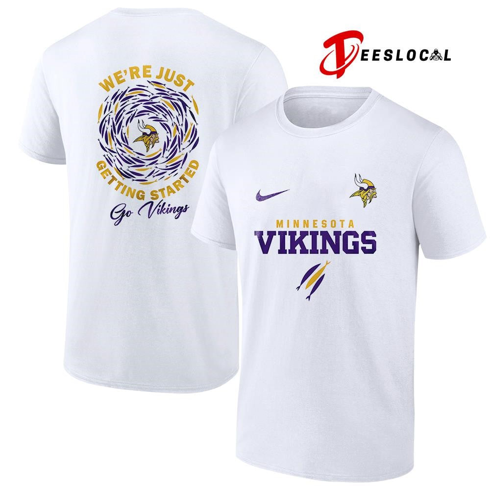 Minnesota Vikings x The Chosen we’re just getting started logo shirt Unisex