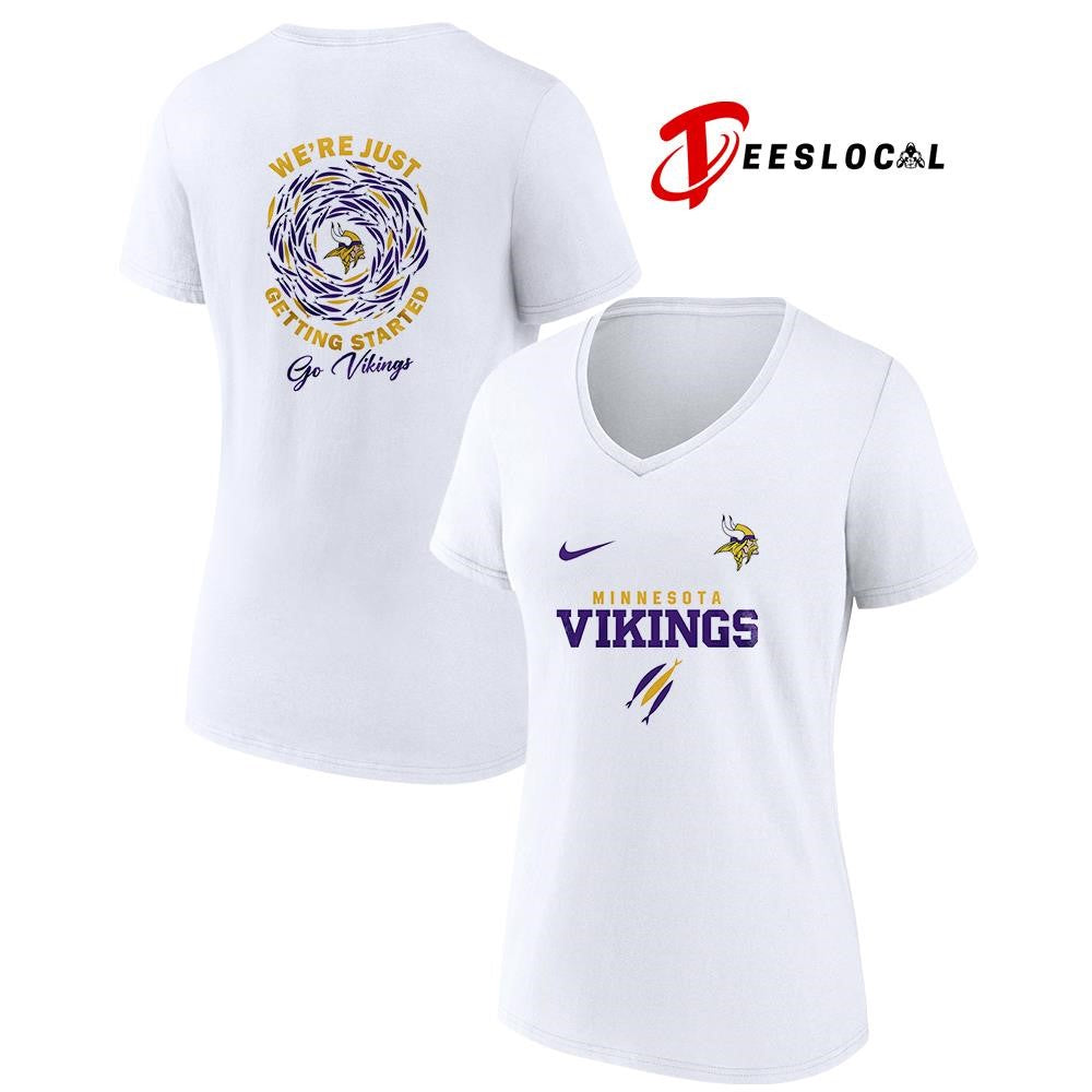 Minnesota Vikings x The Chosen we’re just getting started logo shirt Unisex