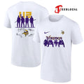Minnesota Vikings x U2 band signature silhouette shirt Unisex