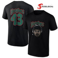 Minnesota Wild Quinn Hughes portrait name and number shirt Unisex