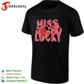 Miss Lucky Ladybug Heart shirt Unisex