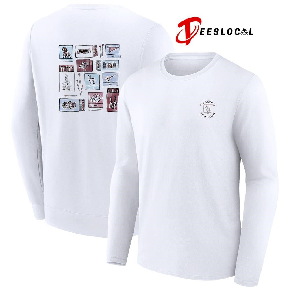 Mississippi State Bulldogs SEC matchbook graphic shirt Unisex