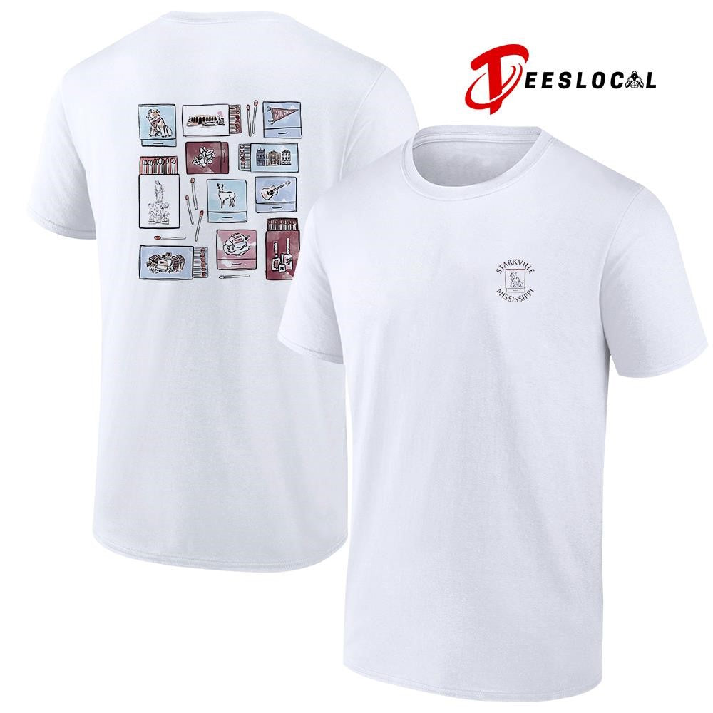 Mississippi State Bulldogs SEC matchbook graphic shirt Unisex